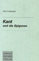 Titelblatt "Kant und die Epigonen"