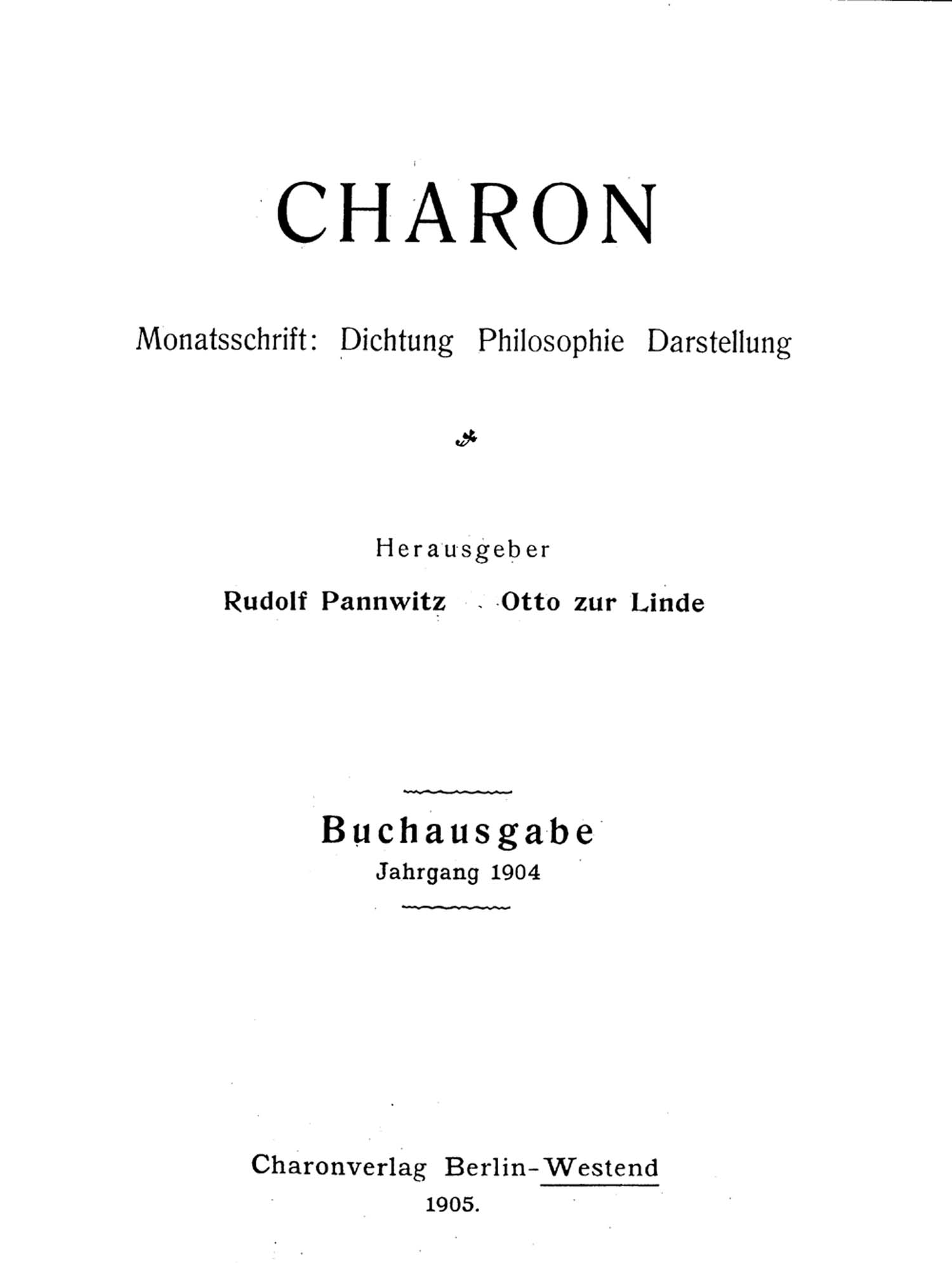 Cover: Charon